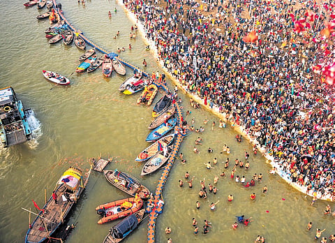 Brands ride the spiritual tide at Maha Kumbh