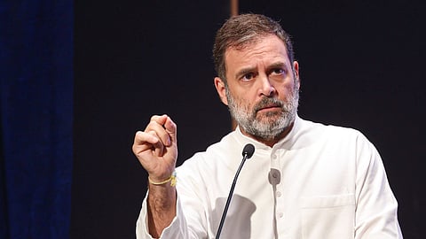 Leader of Opposition in Lok Sabha and Congress MP Rahul Gandhi.