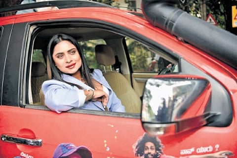 #ParuParvathy introduces a unique fourth character: A high-end cross model car