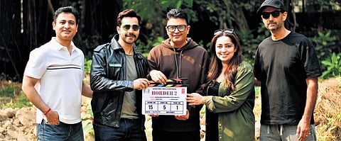 Sunny Deol plays the lead role in the film, which also stars Diljit Dosanjh and Ahan Shetty in pivotal roles.