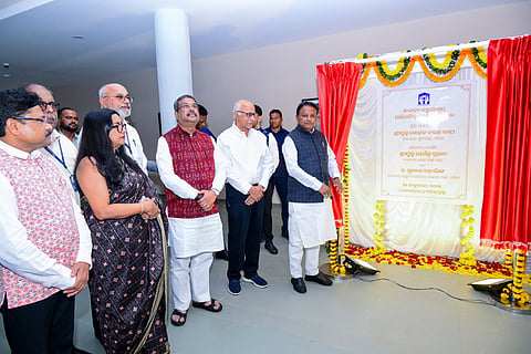 Chief Minister Mohan Charan Majhi inaugurating the palliative care centre