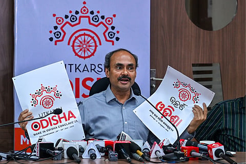 Hemant Sharma, additional chief secretary, Industries department speaks to media