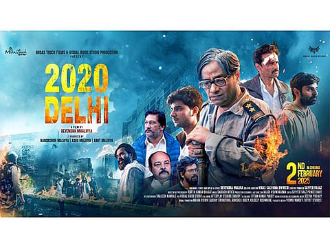 A poster of the movie 2020 Delhi