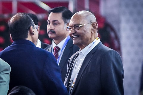 Chairman of Vedanta Resources Limited Anil Agarwal at Utkarsh Odisha Make in Odisha Conclave in Bhubaneswar recently