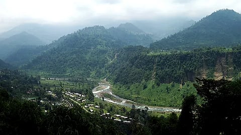 The Doklam Plateau at the tri-junction of India, Bhutan, and China,