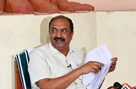 Kerala Finance minister KN Balagopal press conference at Thiruvananthapuram on Saturday