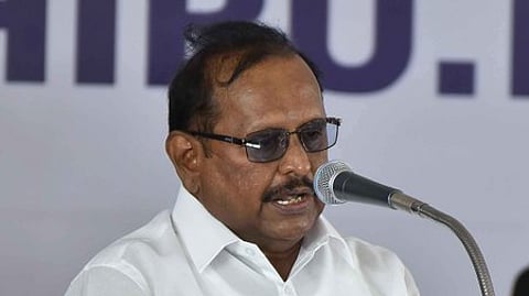 Tamil Nadu Minister for Law S Regupathy.