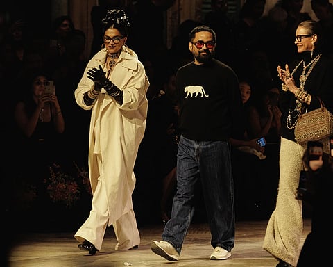 Sabysachi at his 25th anniversary show in Mumbai