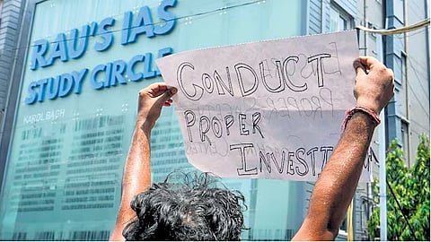 Death of three civil service aspirants triggered massive protests