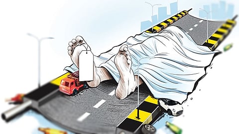 The accident took place at Gund and both the vehicles sustained major damages, the officials said.