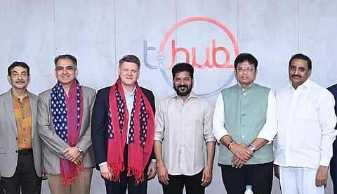 The MoU was signed in the presence of Chief Minister A Revanth Reddy and IT Minister Sridhar Babu alongside Google representatives at Thub on Thursday