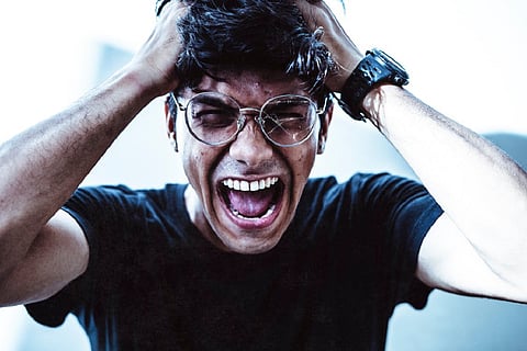 Representative picture of an angry person
