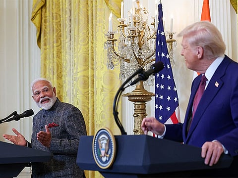 Indian Prime Minister Narendra Modi & US President Donald Trump