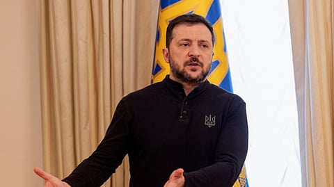 Ukraine's President Volodymyr Zelensky