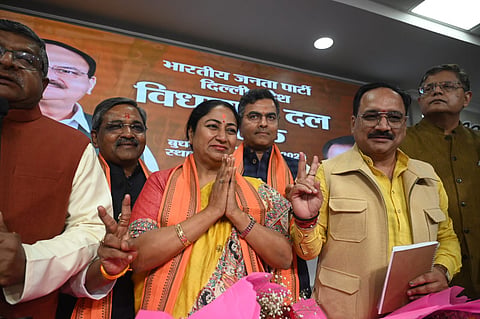 The new Delhi CM Rekha Gupta