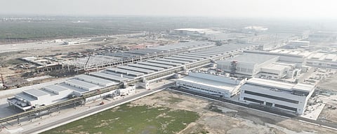 Aerial view of Kharkhoda plant