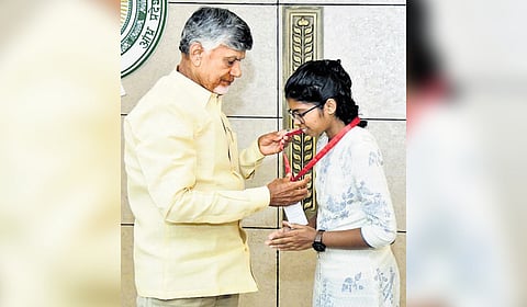 Ambula Vaishnavi's dedication to social service and the development of Amaravati has set her apart, earning her the title of brand ambassador for the State capital for the second time.