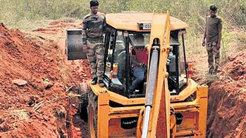 Athagarh DFO JD Pati said the carcass was stuck in mud 30-feet-deep inside the drying well.