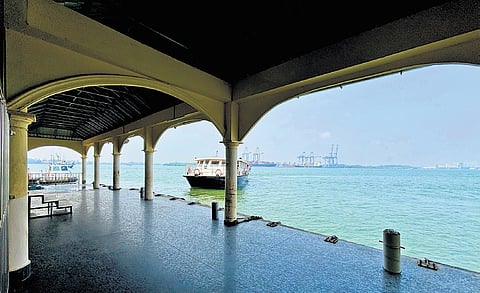 Kamalakadavu, the main boat jetty at Fort Kochi, where Mahatma Gandhi set foot a hundred years ago.