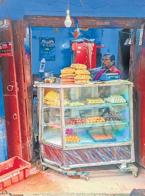 The Peta Sahoo sweets stall at Chandni Chowk in Cuttack