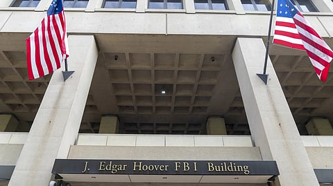 The J. Edgar Hoover FBI Building is seen June 9, 2023, in Washington.