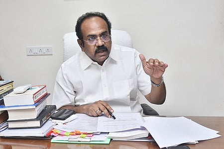 TN Finance Minister Thangam Thennarasu.