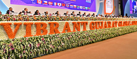 The summit, held from January 10 to 12, 2024, cost Rs 114.53 crore. The event attracted 98,970 companies from 26 sectors, with investment commitments totaling Rs 47.51 lakh crore.