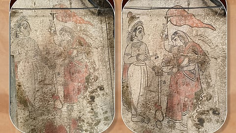 After years of neglect, the historic murals on the main gate walls of Pune’s 18th-century fort, Shaniwar Wada, have been meticulously restored, giving them a new lease of life.