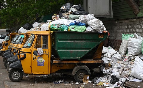 Waste clearing BBMP vehicles