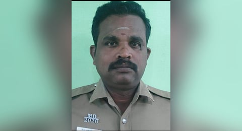 Police constable B Muthukumar