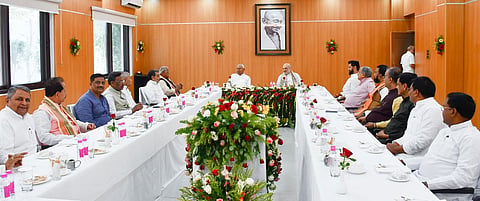 The meeting was held at Chief Minister Nitish Kumar’s residence, which was attended by top leaders of all allies of ruling alliance.