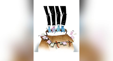 Kubon Sangma withdrew the entire amount and handed it over to Ismail Marak, while Nikseng Sangma transferred his share directly to the bank account as directed, officials said.