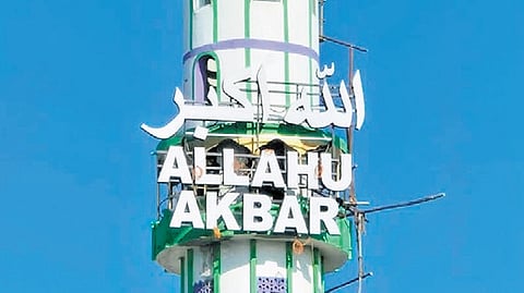 On March 16, the Mandapam police issued a summons stating the display board installed at the Pamban Jamiya Masjid was fixed in violation of norms