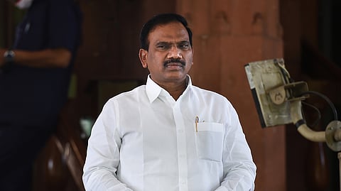 DMK leader and MP A Raja.