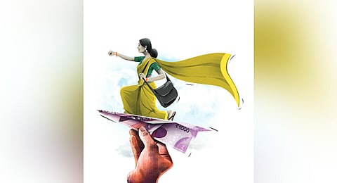 The film festival becomes an opportunity for the young girls to fulfill the sweetness of independence.