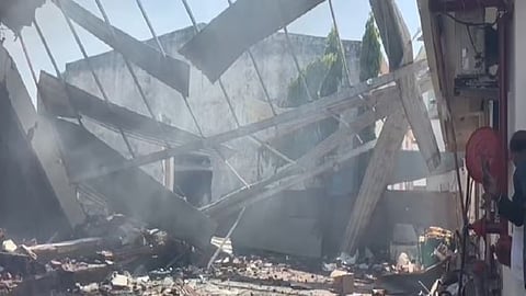 An explosion, likely triggered by volatile ammunition used in firecracker production, ignited a devastating fire at the Deesa warehouse.