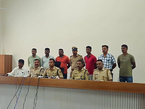 The police team involved in resolving the case.