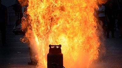 One of the injured suffered 65 per cent burns while the other two suffered 55 and 45 per cent burn injuries respectively.