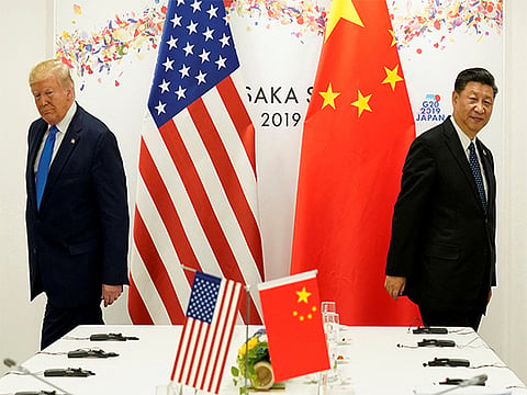 US President Donald Trump and Chinese President Xi Jinping.