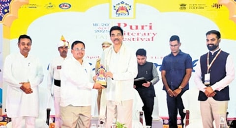 Governor Hari Babu Kambhampati inaugurating the Puri Literary Festival