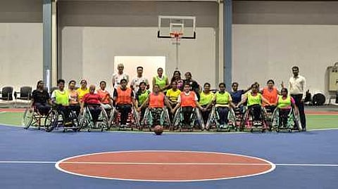 Organised by the Wheelchair Basketball Federation of India (WBFI) in collaboration with AMTZ, the camp is hosted at an international-standard indoor court designed exclusively for wheelchair basketball.