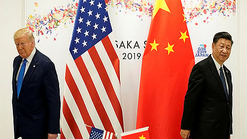 US President Donald Trump and Chinese President Xi Jinping.