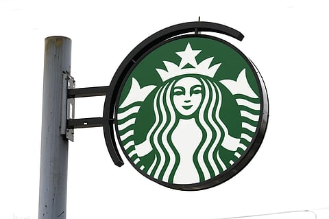 A Starbucks location is seen April 26, 2022, in Havertown, Pa.