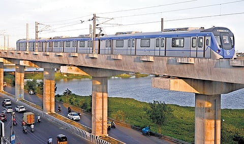 The Poonamallee to Porur stretch is part of CMRL’s Rs 63,246 crore ($7.6bn) Phase II expansion