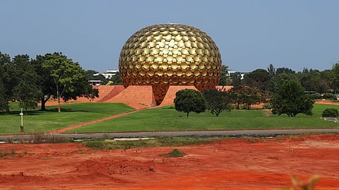 A view of Auroville.