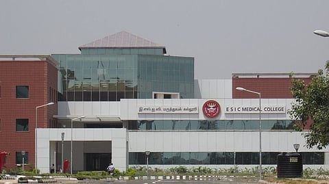 A view of ESI Hospital in Coimbatore.