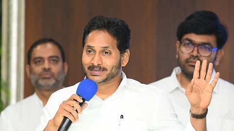 YSRCP chief YS Jagan Mohan Reddy.