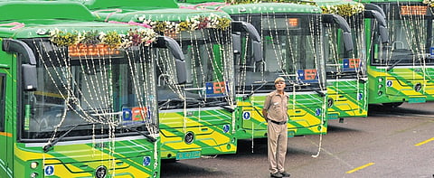 CM Rekha Gupta launched fleet of electric buses as part of DEVI service
