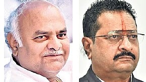 Shivanand Patil (L) & Basanagouda Patil Yatnal