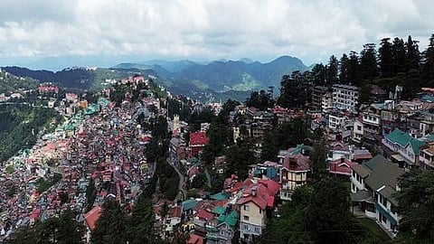 A view of Shimla in Himachal Pradesh.